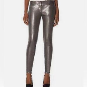 The Limited Denim Platinum Silver Sequin Legging Jean 678